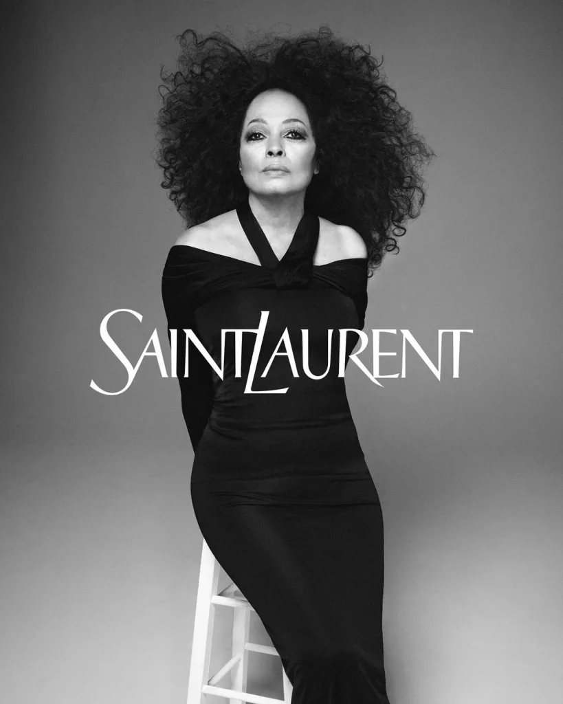Diana Ross pour YSL