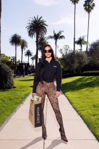 Kim Kardashian au défilé Balenciaga 2023.