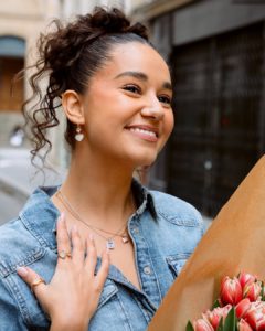 Léna Situations pose pour la prestigieuse marque suisse Chopard