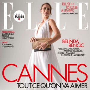 Belinda Bencic est en couverture nationale de ELLE Suisse
