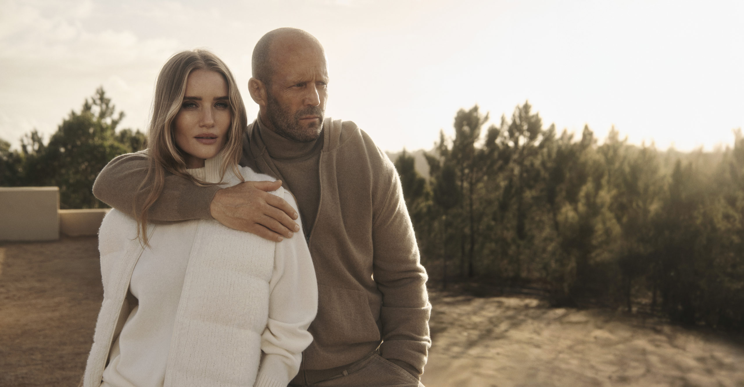 Jason Statham et Rosie Huntington-Whiteley falconeri