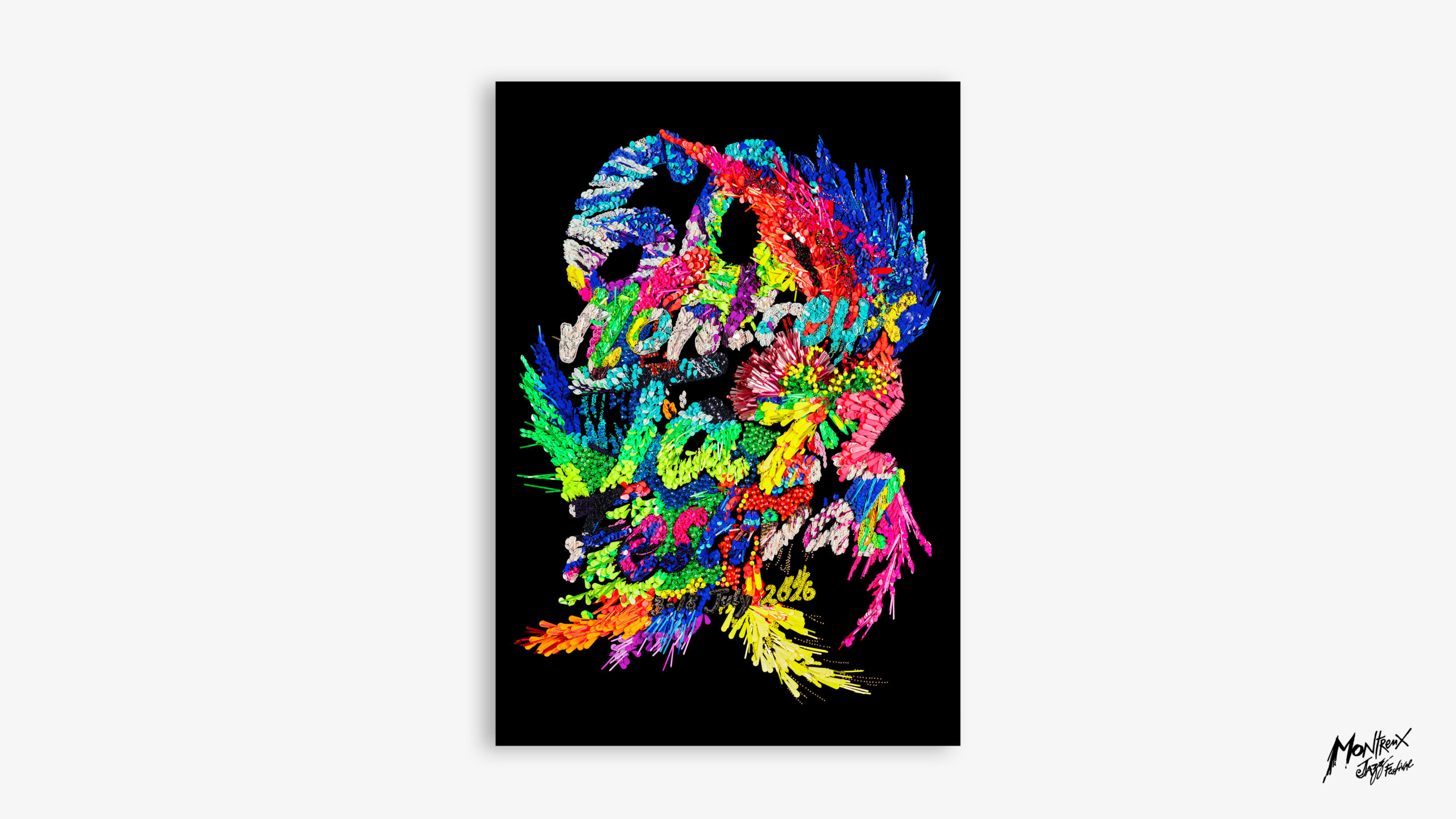 kevin germanier  l'affiche du 60e Montreux Jazz Festival 