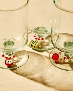 Marque verre détail pour les fêtes