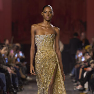 Elie Saab, défilé haute couture, collection printemps-été 2026, look 8.