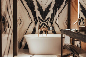 Salle de bain de l'hôtel SAX Paris.