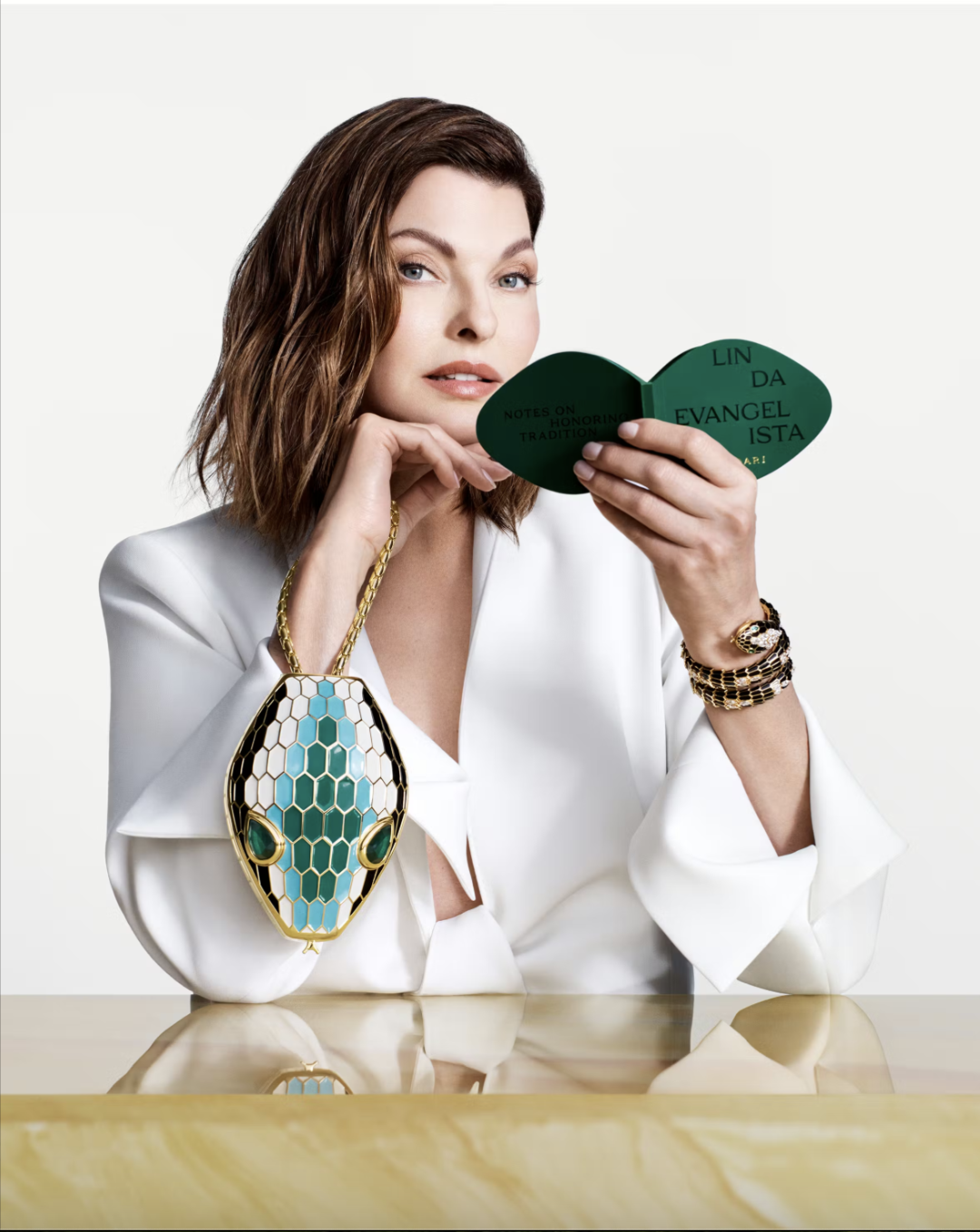 Linda Evangelista bvlgari