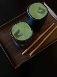 Verres de matcha
