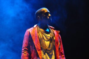 Kanye West au Lollapalooza en 2011.