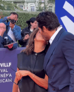 Alexandre Kominek et Florence Foresti au festival de Deauville 2025