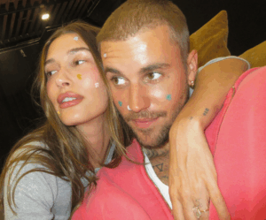 Hailey Bieber et Justin Bieber pour Rhode x The Biebers.