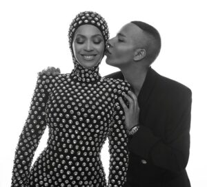 Olivier Rousteing et Beyoncé pour Balmain