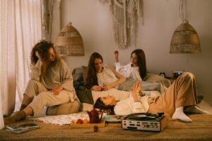 Groupe de filles femmes