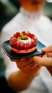 Macaron à la framboise par l'EHL