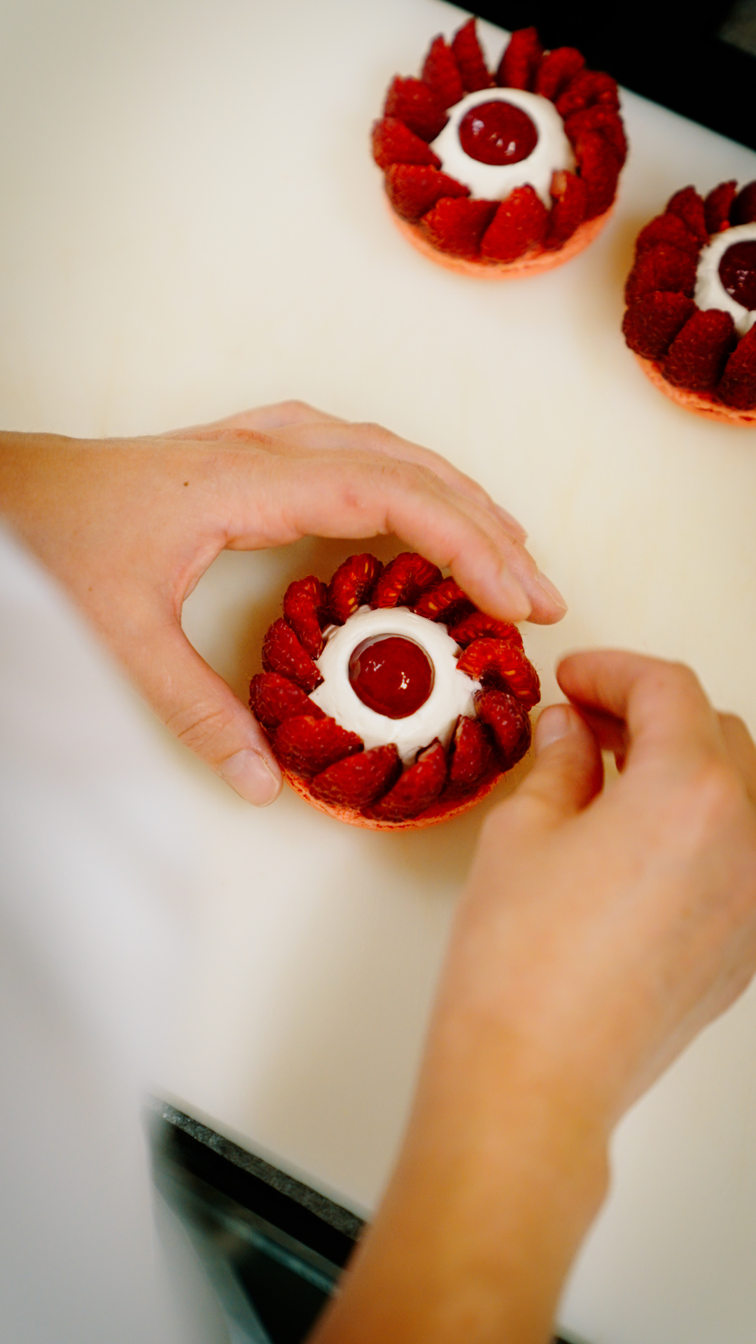 Macaron à la framboise par l'EHL