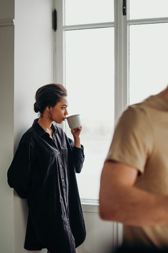 Femme triste suite à une dispute de couple