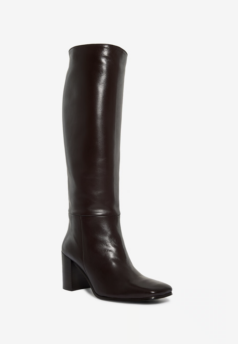 Guglielmo Rotta Bottes à talon carré en cuir nappa Maxim 