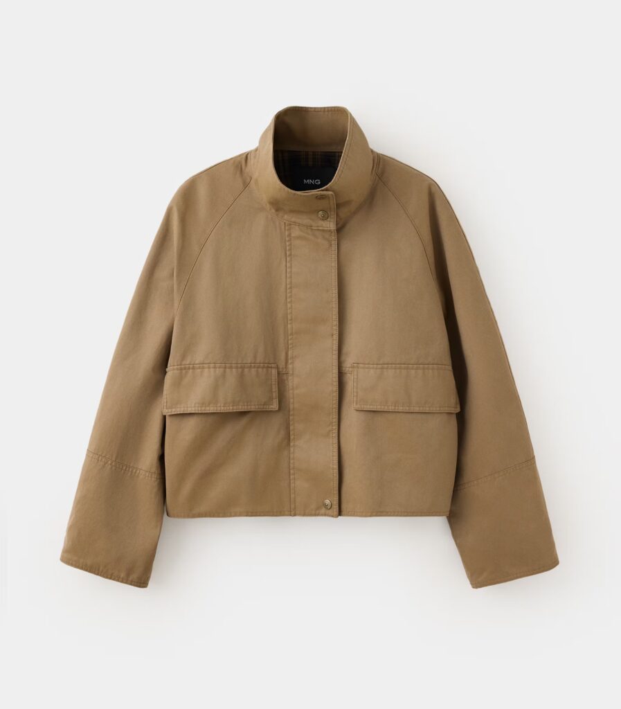 Veste à col cheminée
