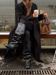 bottes souples noires